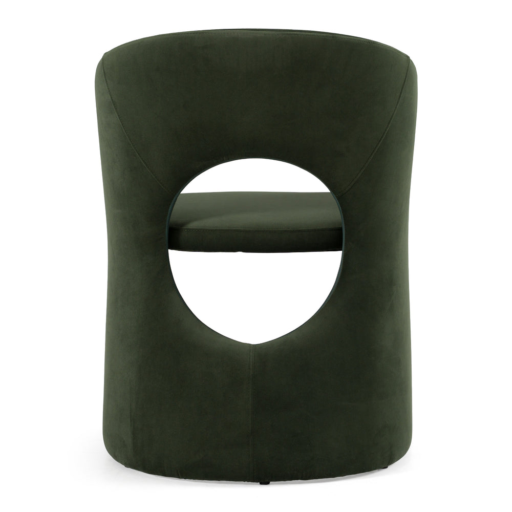 Brea - Modern Dining Green Chair - View 5