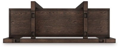 Breckington 76" Bookcase - Dark Brown Standard Bookcase modern furniture Contempo Furniture