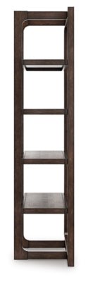 Breckington 76" Bookcase - Dark Brown Standard Bookcase modern furniture Contempo Furniture