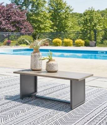 Bree Zee Outdoor End Table - Dark Brown End Table modern furniture Contempo Furniture