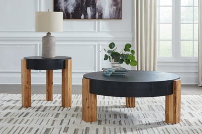 Breenmore Table (Set of 2) - Black Table Set modern furniture Contempo Furniture
