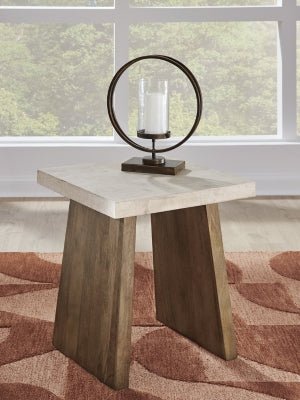 Brendalhouse End Table - Light Brown End Table modern furniture Contempo Furniture