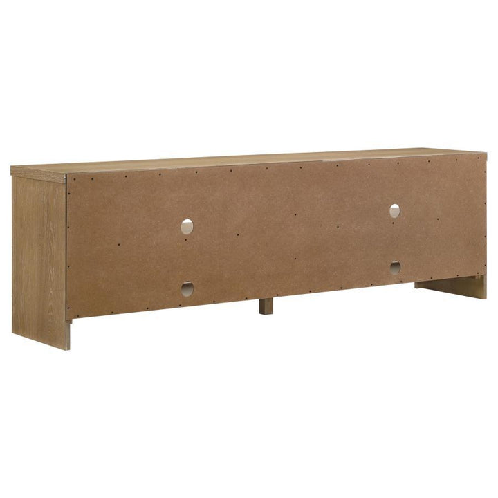 Brenham - 79" 4 - Door TV Stand Media Console - Washed Oak TV Stand modern furniture Contempo Furniture