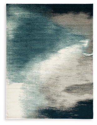 Brentward 8' x 10' Rug - Blue Area Rug modern furniture Contempo Furniture