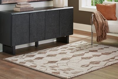Brettler 5' x 7' Rug - Dark Brown Area Rug modern furniture Contempo Furniture
