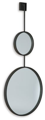 Brewer Accent Mirror - Black Accent Mirror modern furniture Contempo Furniture