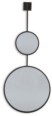 Brewer Accent Mirror - Black Accent Mirror modern furniture Contempo Furniture