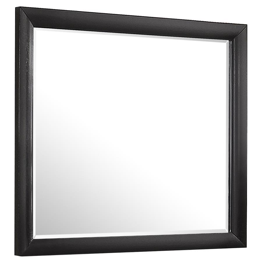 Briana - Dresser Mirror - Black Mirror modern furniture Contempo Furniture