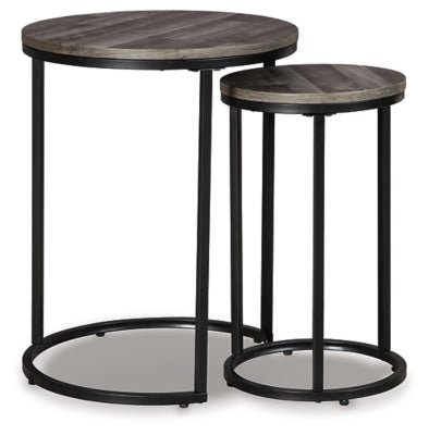 Briarsboro Accent Table (Set of 2) - Dark Gray Nesting Table modern furniture Contempo Furniture