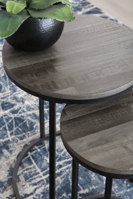 Briarsboro Accent Table (Set of 2) - Dark Gray Nesting Table modern furniture Contempo Furniture