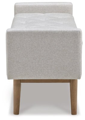 Briarson Storage Bench - Beige Storage Bench modern furniture Contempo Furniture