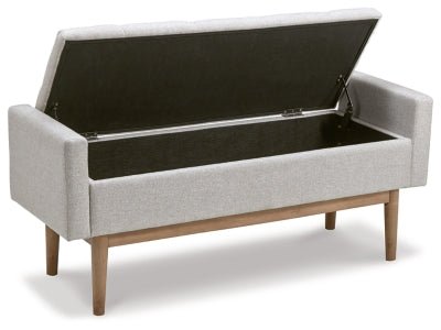 Briarson Storage Bench - Beige Storage Bench modern furniture Contempo Furniture