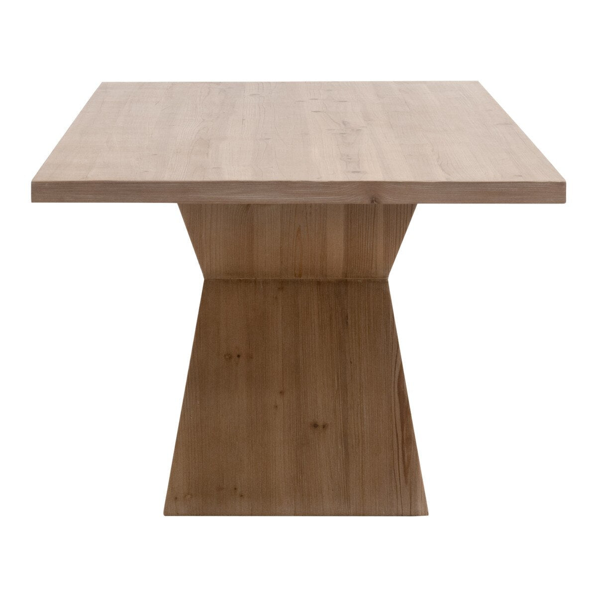 Bridge Dining Table - Smoke Gray Pine Dining Tabl modern furniture Contempo Furniture