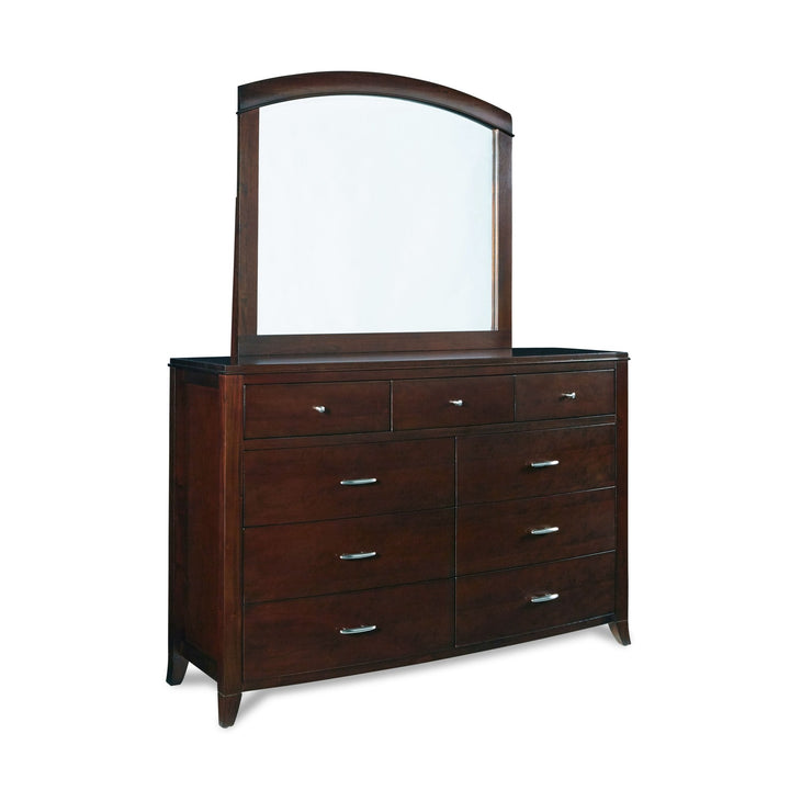 Brighton Nine Drawer Dresser In Cinnamon Dresser modern furniture Contempo Furniture