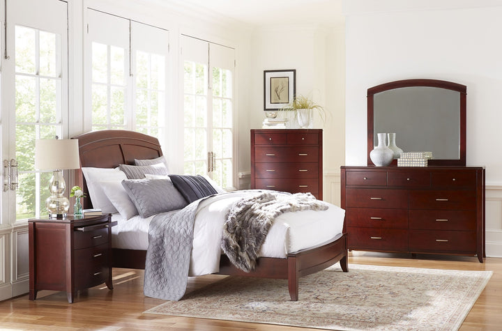Brighton Nine Drawer Dresser In Cinnamon Dresser modern furniture Contempo Furniture