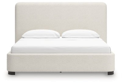 Brintstreet California King Upholstered Bed - Beige Upholstered Bed modern furniture Contempo Furniture