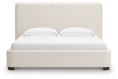 Brintstreet King Upholstered Bed - Beige Upholstered Bed modern furniture Contempo Furniture