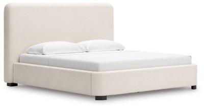 Brintstreet King Upholstered Bed - Beige Upholstered Bed modern furniture Contempo Furniture