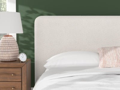 Brintstreet King Upholstered Bed - Beige Upholstered Bed modern furniture Contempo Furniture