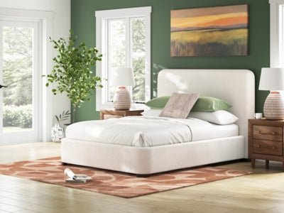 Brintstreet Queen Upholstered Bed - Beige Upholstered Bed modern furniture Contempo Furniture