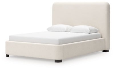 Brintstreet Queen Upholstered Bed - Beige Upholstered Bed modern furniture Contempo Furniture