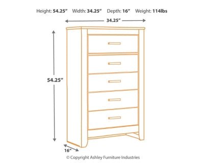 Brinxton Chest of Drawers - Dark Gray Accent Chest modern furniture Contempo Furniture