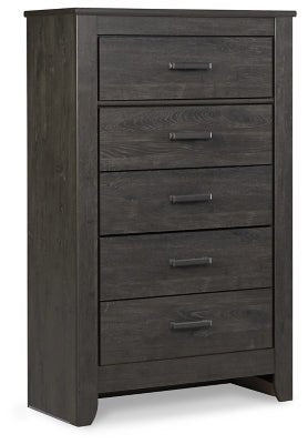 Brinxton Chest of Drawers - Dark Gray | Ashley Furniture