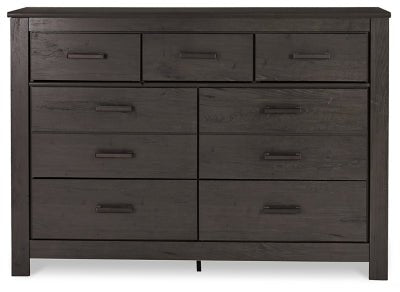 Brinxton Dresser - Dark Gray Dresser modern furniture Contempo Furniture