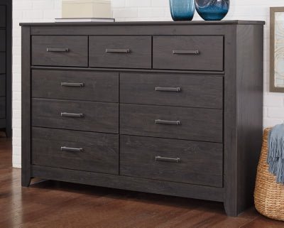 Brinxton Dresser - Dark Gray Dresser modern furniture Contempo Furniture