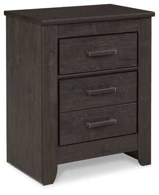 Brinxton Nightstand - Dark Gray | Ashley Furniture