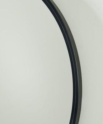 Brocky Accent Mirror - Black Accent Mirror modern furniture Contempo Furniture