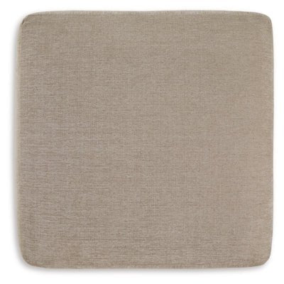 Brogan Bay Oversized Accent Ottoman - Light Brown Accent Ottoman modern furniture Contempo Furniture