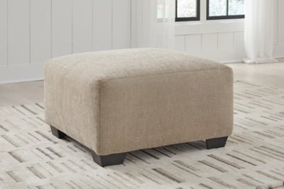 Brogan Bay Oversized Accent Ottoman - Light Brown Accent Ottoman modern furniture Contempo Furniture