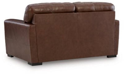 Brogliano Loveseat - Light Brown Stationary Loveseat modern furniture Contempo Furniture