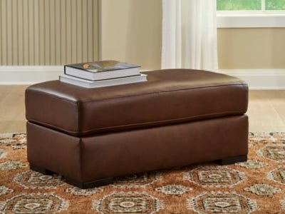 Brogliano Ottoman - Light Brown Upholstered Ottoman modern furniture Contempo Furniture