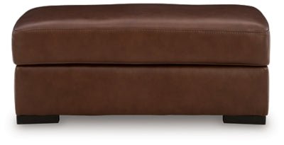 Brogliano Ottoman - Light Brown Upholstered Ottoman modern furniture Contempo Furniture