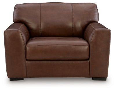 Brogliano Oversized Chair - Light Brown Arm Chair modern furniture Contempo Furniture
