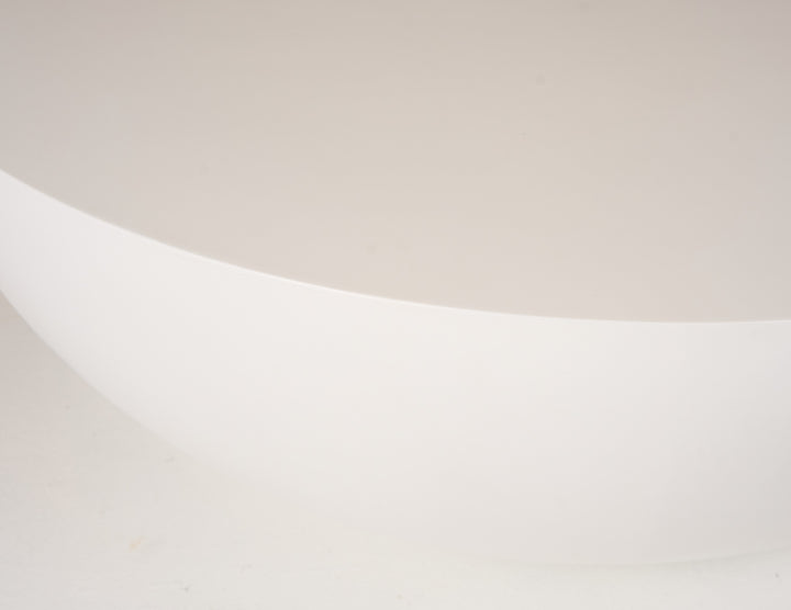 Bronte - Modern White Concrete Round Coffee Table