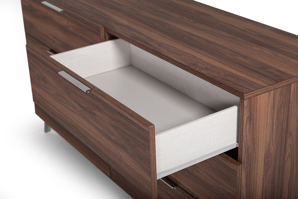 Brooklyn Italian Modern Walnut Dresser - View 2