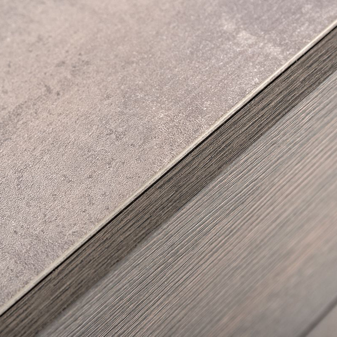 Bronx Italian Modern Faux Concrete & Grey Bedroom Set