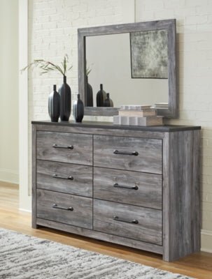 Bronyan Dresser and Mirror - Dark Gray Dresser & Mirror modern furniture Contempo Furniture