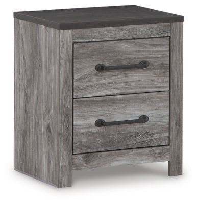 Bronyan Nightstand - Dark Gray Accent Nightstand modern furniture Contempo Furniture