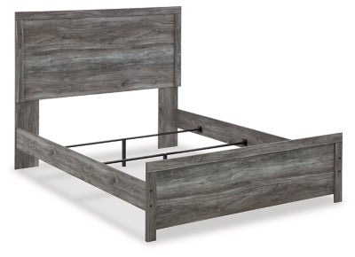 Bronyan Queen Panel Bed - Dark Gray Panel Bed modern furniture Contempo Furniture