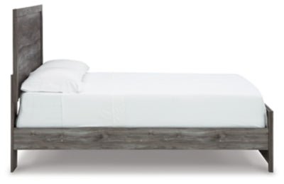 Bronyan Queen Panel Bed - Dark Gray Panel Bed modern furniture Contempo Furniture