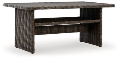 Brook Ranch Outdoor Multi - use Table - Dark Brown Dining Table modern furniture Contempo Furniture