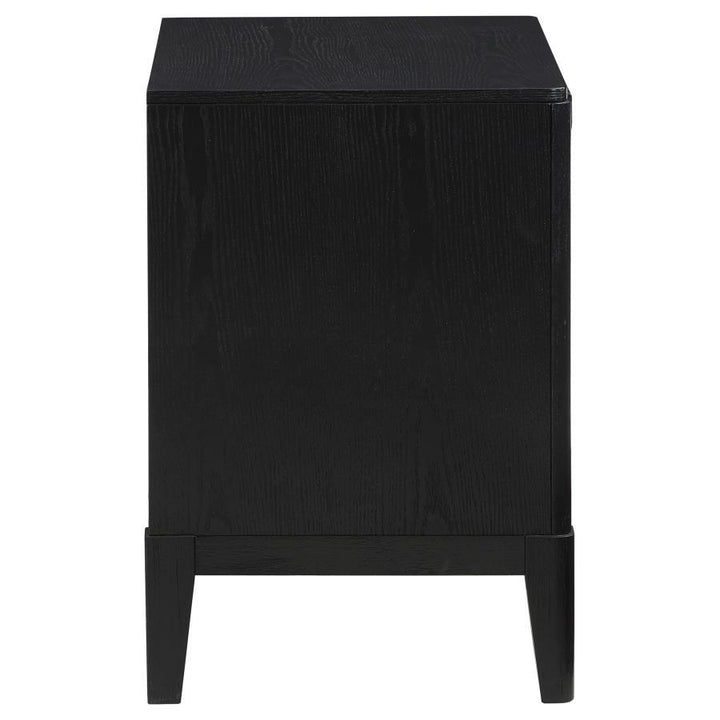 Brookmead - 2 - Drawer Nightstand - Black Accent Nightstand modern furniture Contempo Furniture