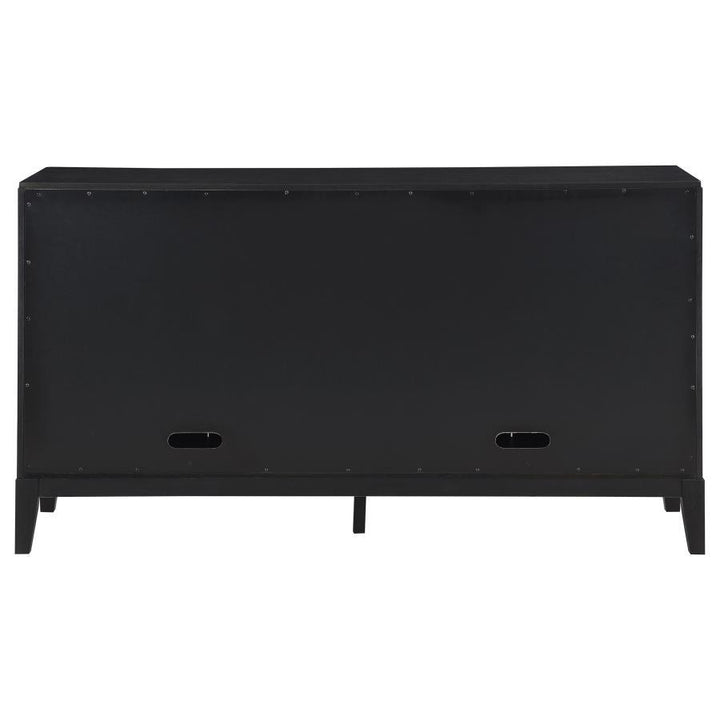 Brookmead - 4 Door Sideboard Buffet Storage Cabinet - Black Buffets modern furniture Contempo Furniture