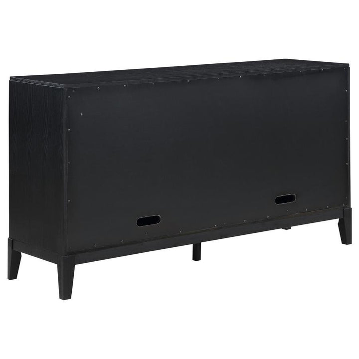 Brookmead - 4 Door Sideboard Buffet Storage Cabinet - Black Buffets modern furniture Contempo Furniture