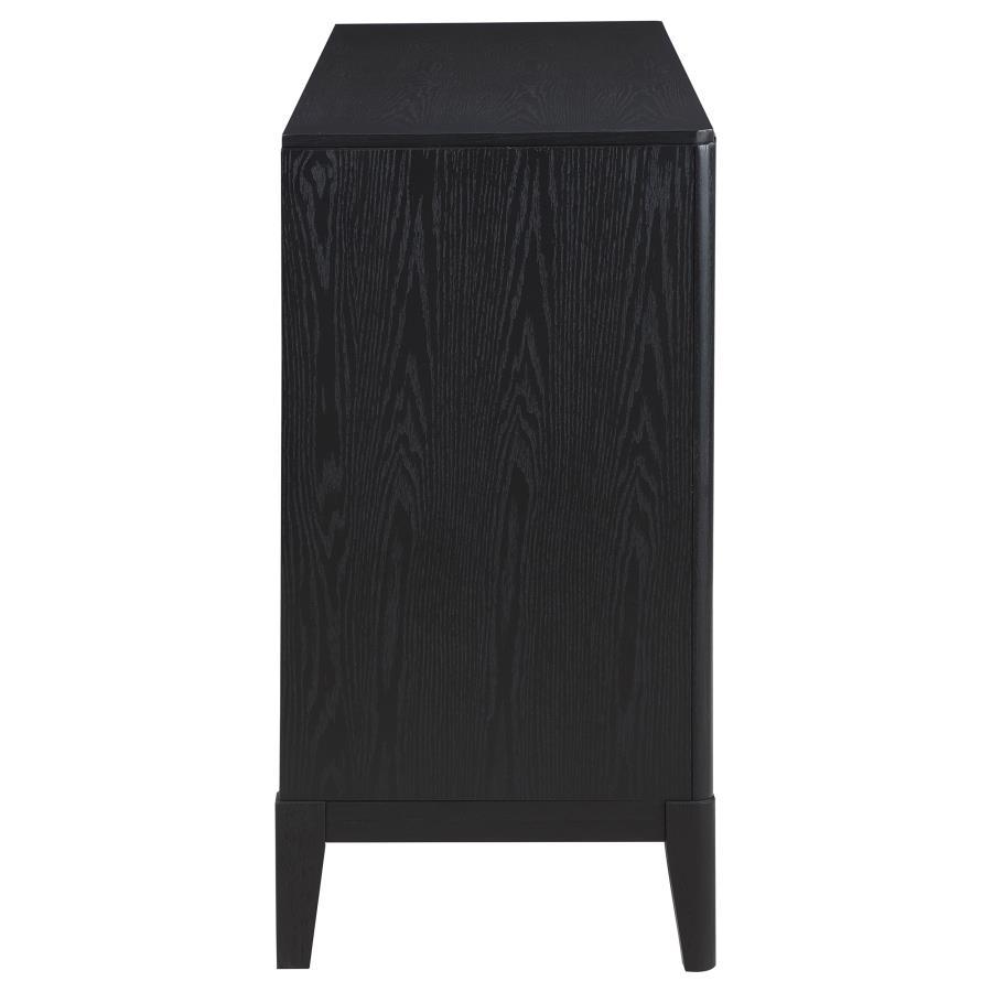 Brookmead - 4 Door Sideboard Buffet Storage Cabinet - Black Buffets modern furniture Contempo Furniture