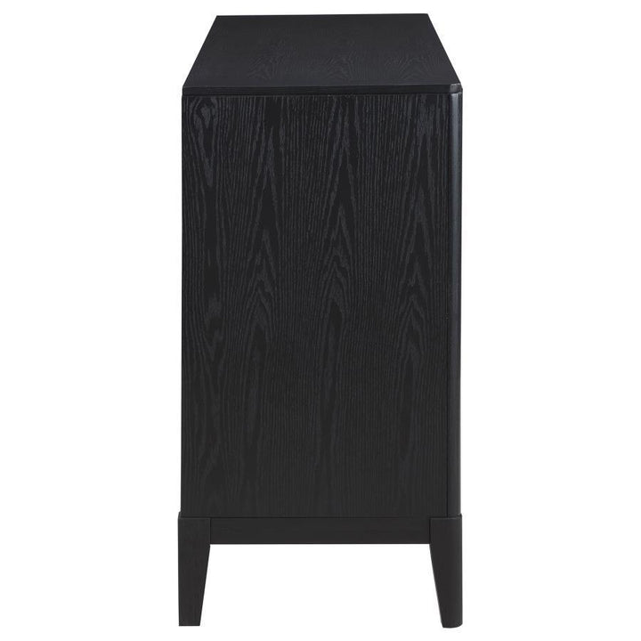 Brookmead - 4 Door Sideboard Buffet Storage Cabinet - Black Buffets modern furniture Contempo Furniture